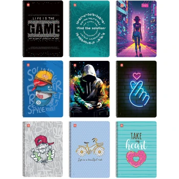 Σπιράλ 2 θεμάτων Trendy Α4 Special