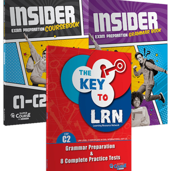 LRN C2 8 με Insider C1-C2 Coursebook and Grammar Πακέτο μαθητή
