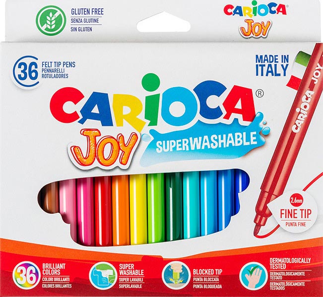 CARIOCA JOY 36 PIECES FINE TIP 2.6mm