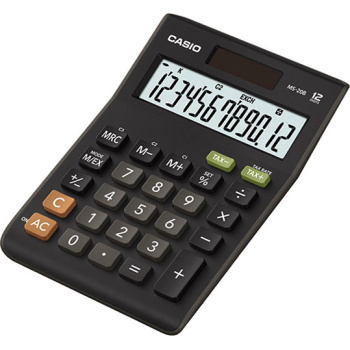 MS-20B CASIO 12 DIGITS CALCULATOR BLACK