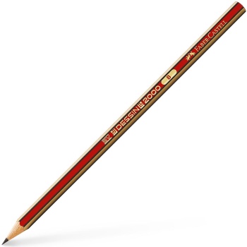 FABER CASTELL GRAPHITE PENCIL DESSIN 2000-B No 112301