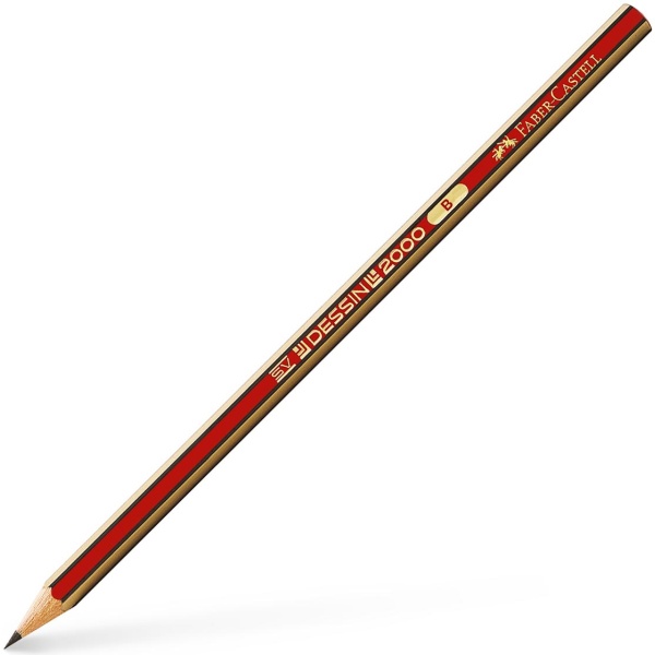 FABER CASTELL GRAPHITE PENCIL DESSIN 2000-B No 112301