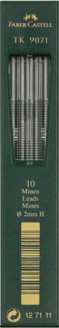 faber_castell_super_leads_tk9071_2mm_H_127111.jpg FABER CASTELL LEADS TK 9071 2mm H No 127111