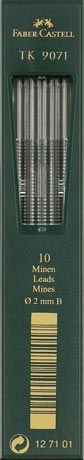 faber_castell_super_leads_tk9071_2mm_b_127101.jpg FABER CASTELL LEADS TK 9071 2mm B No 127101