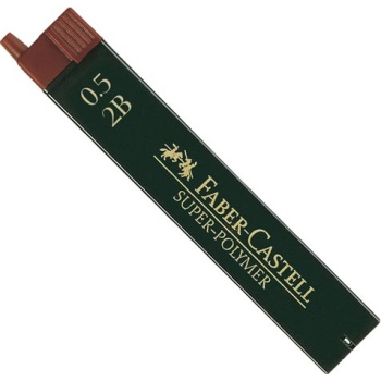FABER CASTELL SUPER POLYMER LEADS 0,5mm 2B No 120502