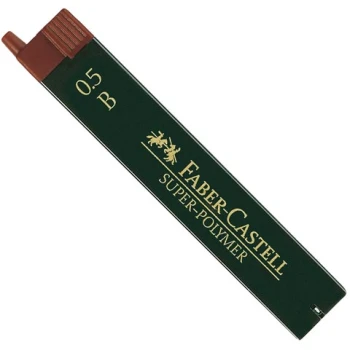 FABER CASTELL SUPER POLYMER LEADS 0,5mm B No 120501