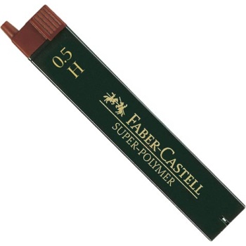 FABER CASTELL SUPER POLYMER LEADS 0,5mm H No 120511