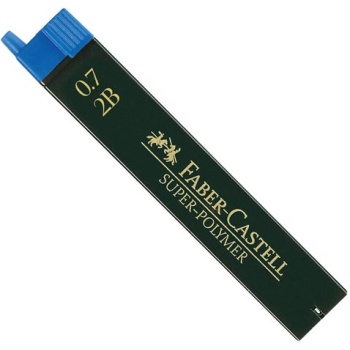 FABER CASTELL SUPER POLYMER LEADS 0,7mm 2B No 120702
