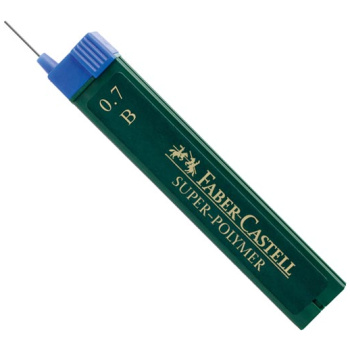 FABER CASTELL SUPER POLYMER LEADS 0,7mm B No 120701