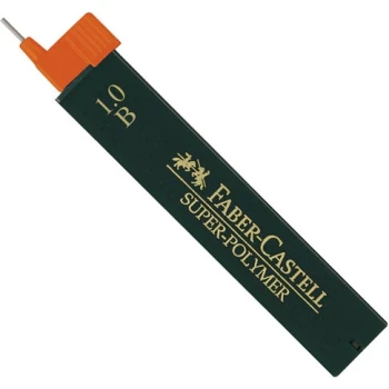 FABER CASTELL SUPER POLYMER LEADS 1.0mm (0.9) B No 120901