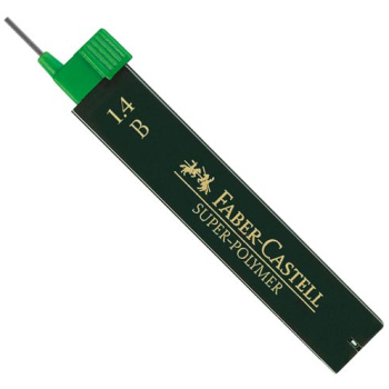 FABER CASTELL SUPER POLYMER LEADS 1.4mm B No 121411