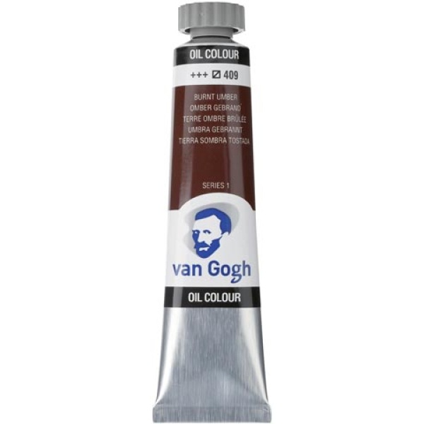 TALENS VAN GOGH 20ml OIL COLOUR BURNT UMBER Νο 409
