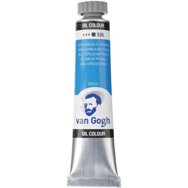 TALENS VAN GOGH 20ml OIL COLOUR CERULEAN BLUE (PHTHALO) Νο 535