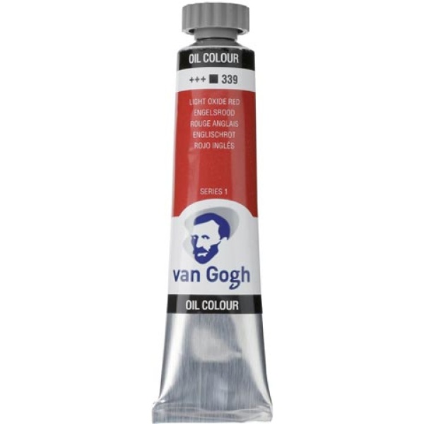 TALENS VAN GOGH 20ml OIL COLOUR LIGHT OXIDE RED Νο 339