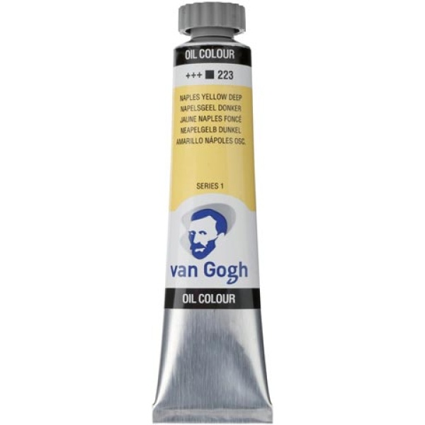 TALENS VAN GOGH 20ml OIL COLOUR NUPLES YELLOW DEEP Νο 223