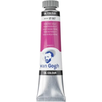 TALENS VAN GOGH 20ml OIL COLOUR PERMANENT RED VIOLET Νο 567