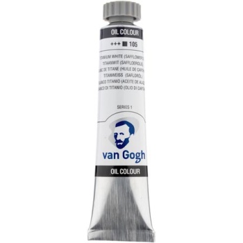 TALENS VAN GOGH 20ml OIL COLOUR TITANIUM WHITE Νο 105