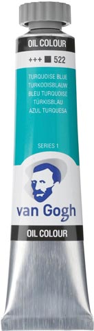 TALENS VAN GOGH 20ml OIL COLOUR TURQUOISE BLUE Νο 522