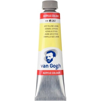 TALENS VAN GOGH 40ml ACRYLIC COLOUR AZO YELLOW LEMON Νο 267