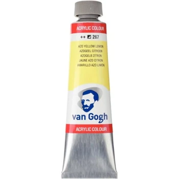 TALENS VAN GOGH 40ml ACRYLIC COLOUR AZO YELLOW LEMON Νο 267