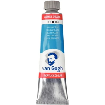 TALENS VAN GOGH 40ml ACRYLIC COLOUR BRILLIANT BLUE Νο 564
