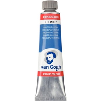 TALENS VAN GOGH 40ml ACRYLIC COLOUR COBALT BLUE(ULTRAM) Νο 512