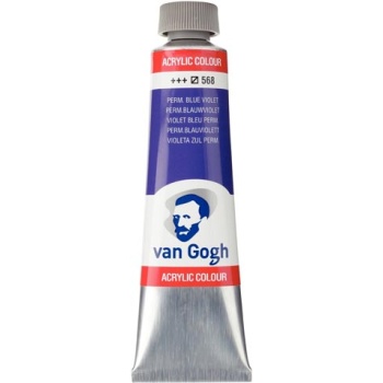 TALENS VAN GOGH 40ml ACRYLIC COLOUR PERMANENT BLUE VIOLET Νο 568