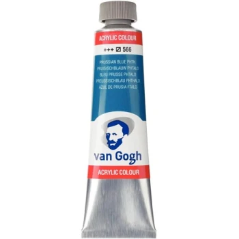 TALENS VAN GOGH 40ml ACRYLIC COLOUR PRUSSIAN BLUE PHTHALO Νο 566