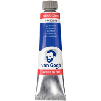 TALENS VAN GOGH 40ml ACRYLIC COLOUR ULTRAMARINE Νο 504