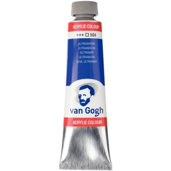 TALENS VAN GOGH 40ml ACRYLIC COLOUR ULTRAMARINE Νο 504