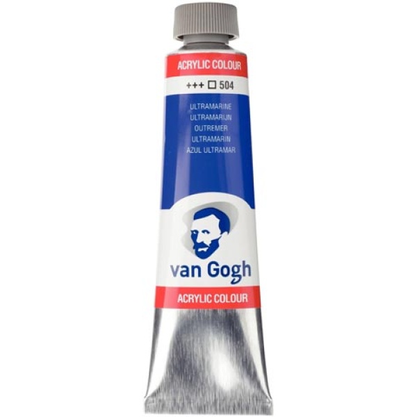 TALENS VAN GOGH 40ml ACRYLIC COLOUR ULTRAMARINE Νο 504