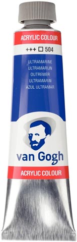TALENS VAN GOGH 40ml ACRYLIC COLOUR ULTRAMARINE Νο 504