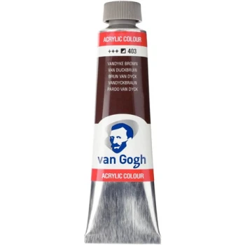 TALENS VAN GOGH 40ml ACRYLIC COLOUR VANDYKE BROWN Νο 403