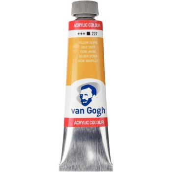 TALENS VAN GOGH 40ml ACRYLIC COLOUR YELLOW OCHRE Νο 227