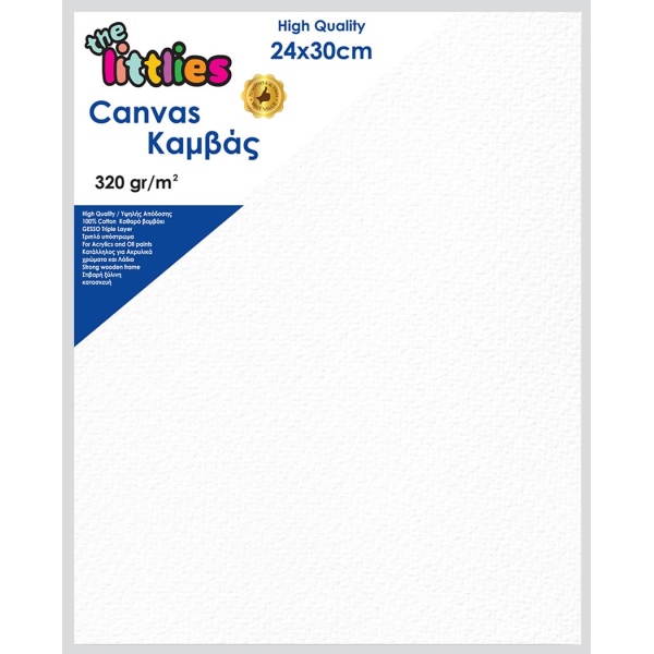 DRAWING CANVAS THE LITTLIES 18mm COTTON 320gr SIZE 24x30cm